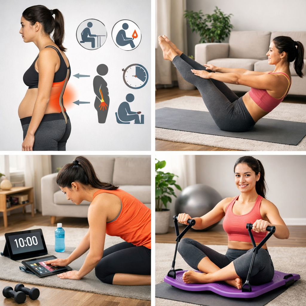 Home Pilates Workout: The Ultimate Beginner Guide to Core Strength & Fat Loss